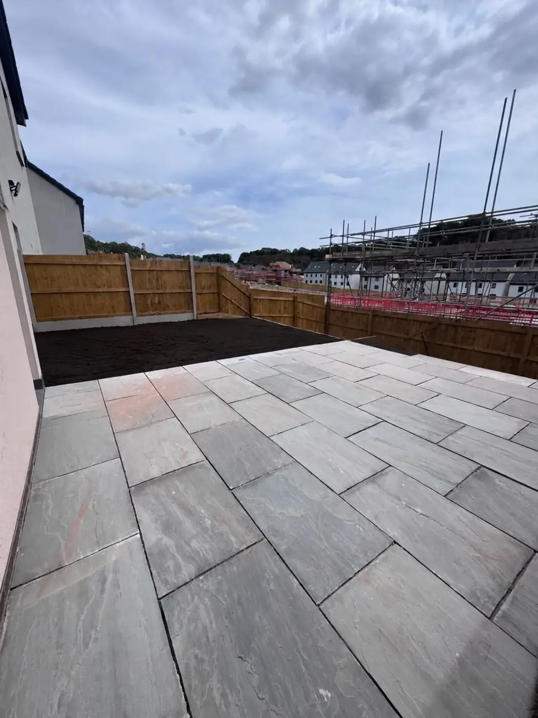 Detailed paving installation